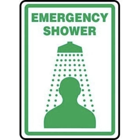 Accuform SAFETY SIGN EMERGENCY SHOWER MFSD519VP MFSD519VP